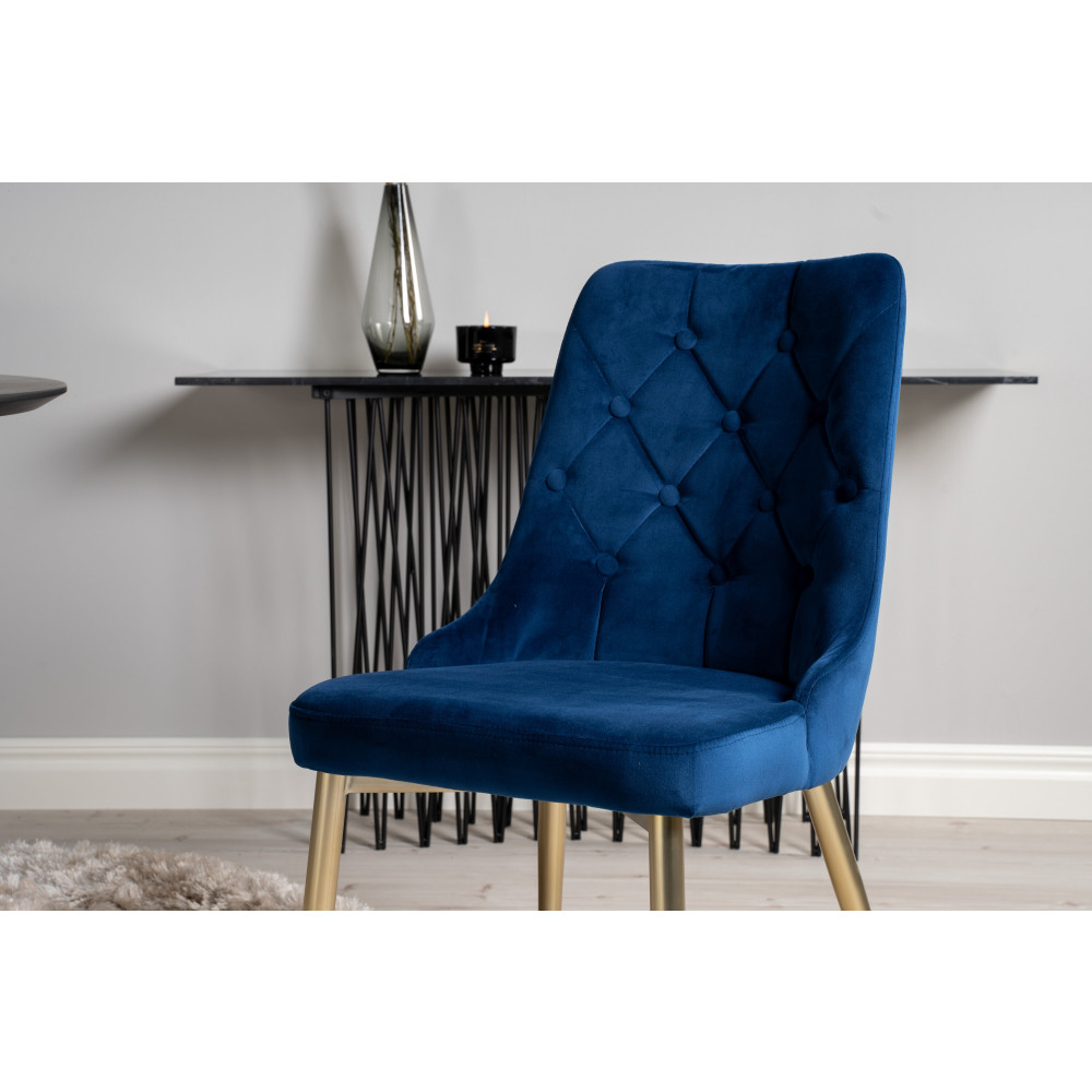 Produktbild för Dipp Matbord med Velvet Deluxe Stolarna