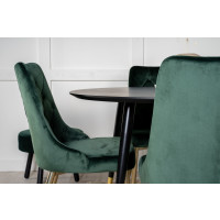 Produktbild för Dipp Matbord med Velvet Deluxe Stolarna