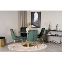 Produktbild för Estelle Matbord med Velvet Deluxe Stolarna