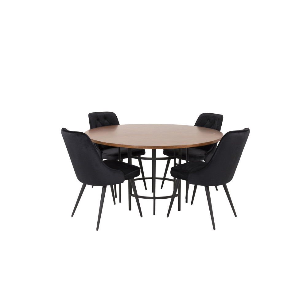 Produktbild för Copenhagen Matbord med Velvet Deluxe Stolarna