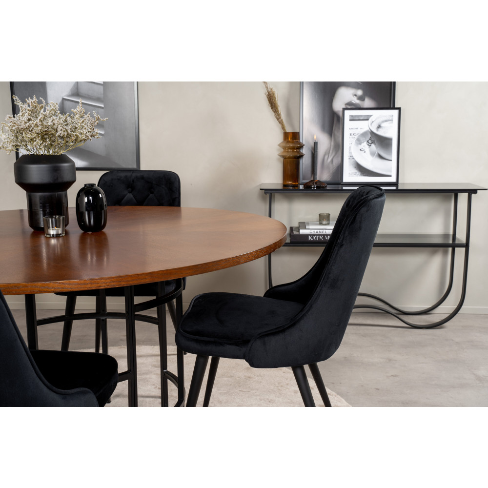 Produktbild för Copenhagen Matbord med Velvet Deluxe Stolarna