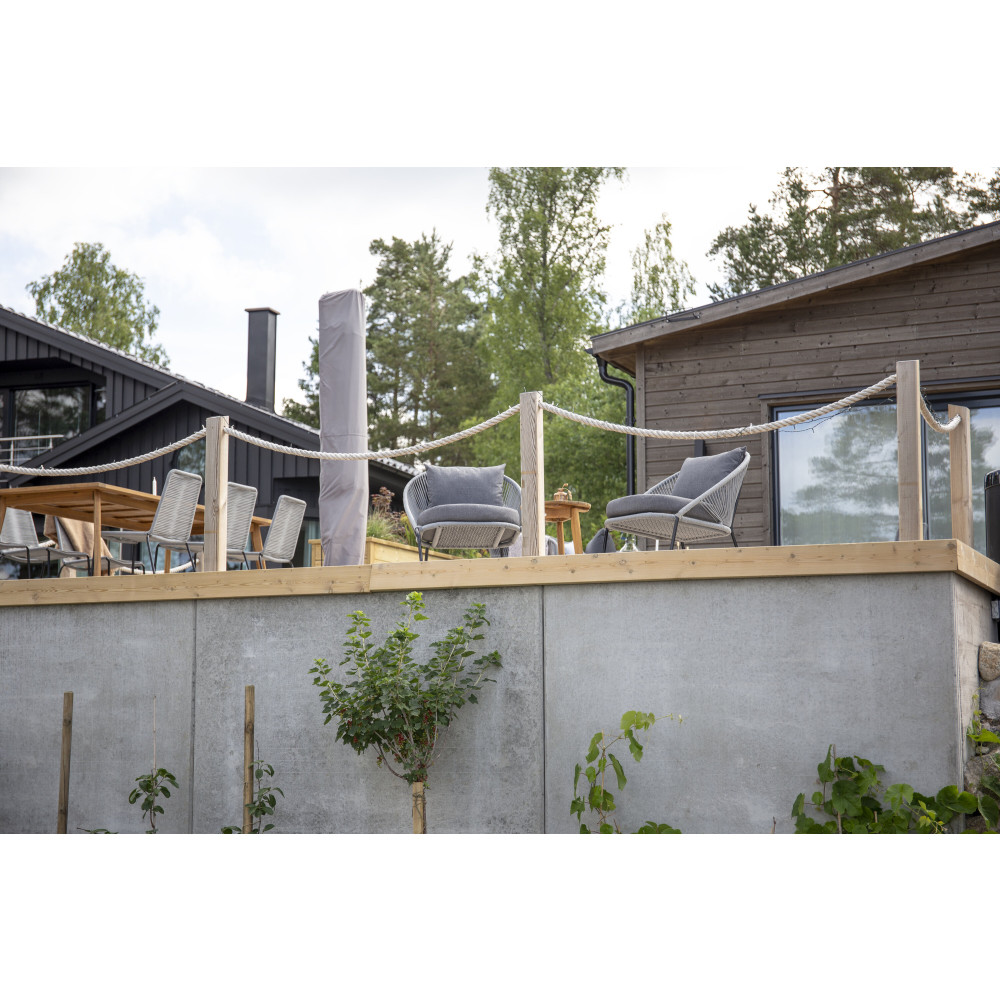Produktbild för Matgrupp Chania med 2st matstolar Lindos
