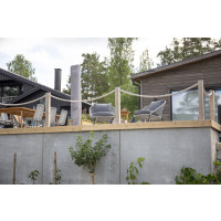 Produktbild för Matgrupp Chania med 2st matstolar Lindos