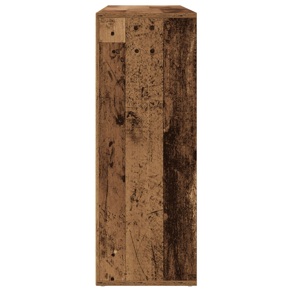 Produktbild för Sideboard 2 pcs Gammalt trä 60 x 31 x 84 cm Konstruerat trä