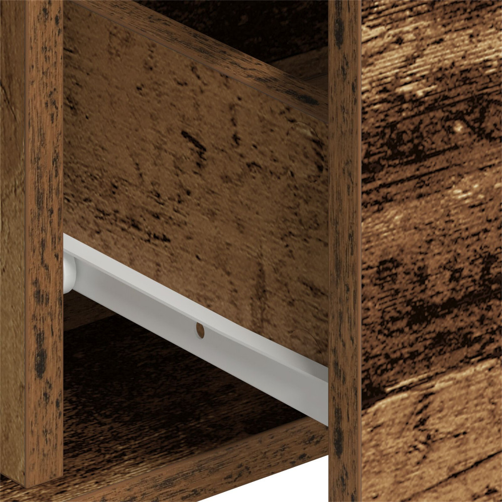 Produktbild för Sideboard 2 pcs Gammalt trä 60 x 31 x 84 cm Konstruerat trä