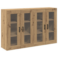 Produktbild för Väggskåp 2 pcs Artisan Ek 69,5 x 34 x 90 cm Konstruerat trä