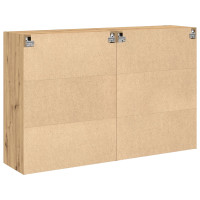 Produktbild för Väggskåp 2 pcs Artisan Ek 69,5 x 34 x 90 cm Konstruerat trä