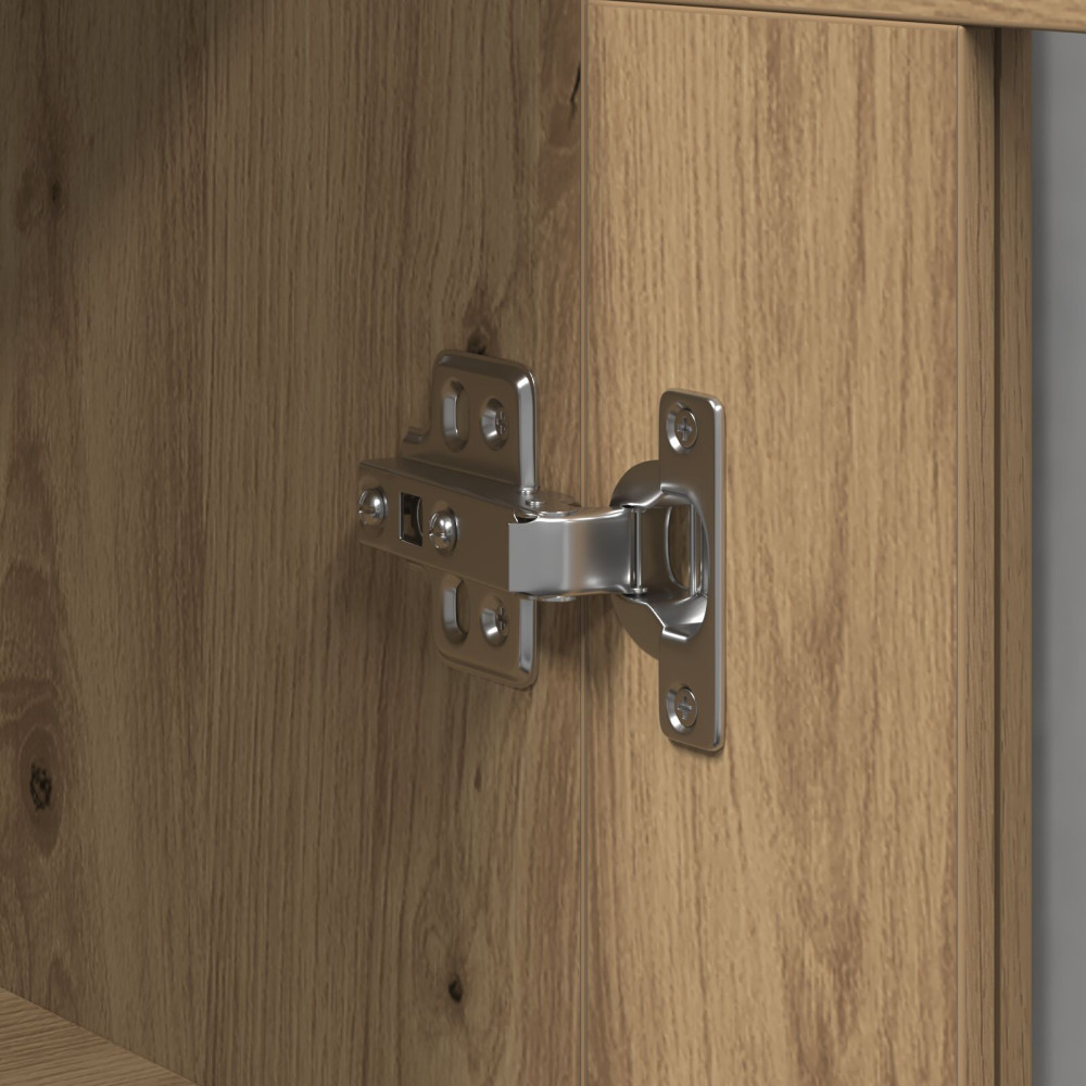 Produktbild för Väggskåp 2 pcs Artisan Ek 69,5 x 34 x 90 cm Konstruerat trä