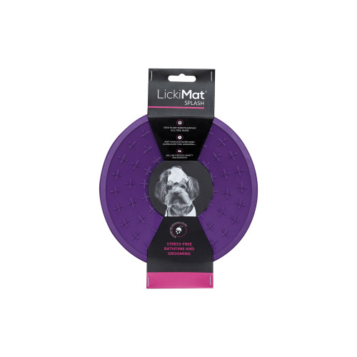 Lickimat Lickimat Splash lila 20x6 cm