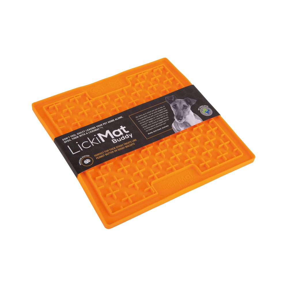 Produktbild för Lickimat Buddy large orange 28 cm