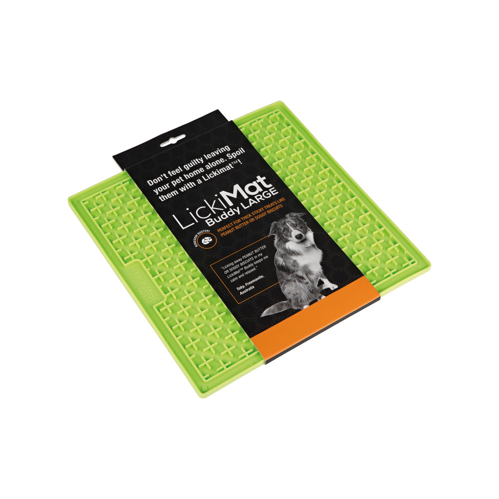 Produktbild för Lickimat Buddy large grön 28 cm