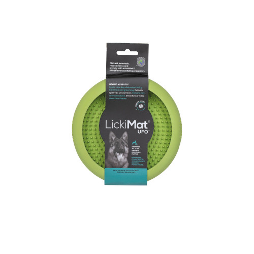 Lickimat Lickimat Ufo grön 18 cm