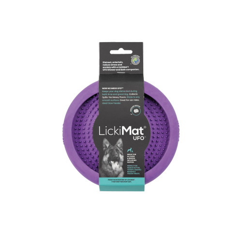 Lickimat Lickimat Ufo lilla 18 cm