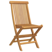 Produktbild för Trädgårdsmöbelset 5 pcs Brun Massivt teakträ