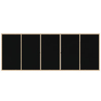 Produktbild för Trädgårdsmöbelset 9 pcs Beige konstrotting