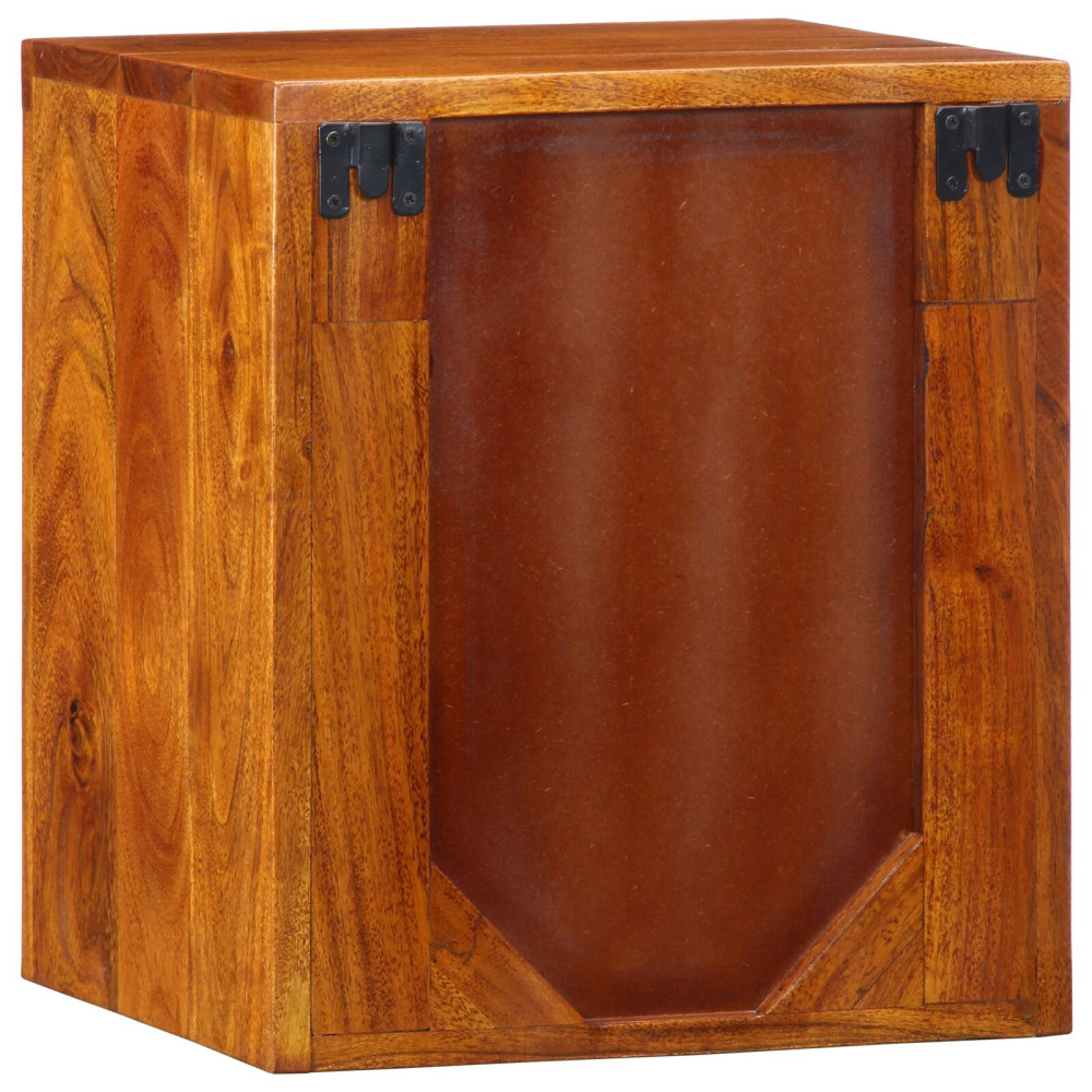 Produktbild för Nattduksbord 2 pcs Brun 35 x 30 x 40 cm Massivt Akaciaträ