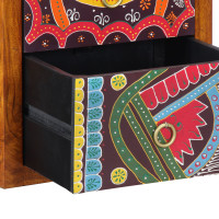 Produktbild för Nattduksbord 2 pcs Brun 35 x 30 x 40 cm Massivt Akaciaträ