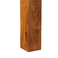 Produktbild för Smyckebord med låda Brun 90 x 45 x 75 cm Massivt Akaciaträ