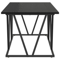 Produktbild för Kaffeebord Svart Ek 100 x 50 x 40 cm