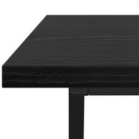 Produktbild för Kaffeebord Svart Ek 100 x 50 x 40 cm