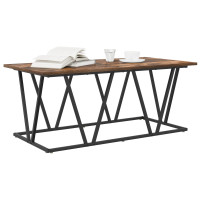 Produktbild för Kaffeebord Rökt ek 100 x 50 x 40 cm