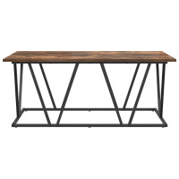 Produktbild för Kaffeebord Rökt ek 100 x 50 x 40 cm