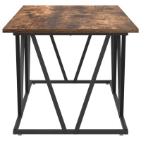 Produktbild för Kaffeebord Rökt ek 100 x 50 x 40 cm