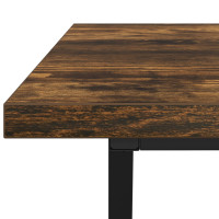 Produktbild för Kaffeebord Rökt ek 100 x 50 x 40 cm