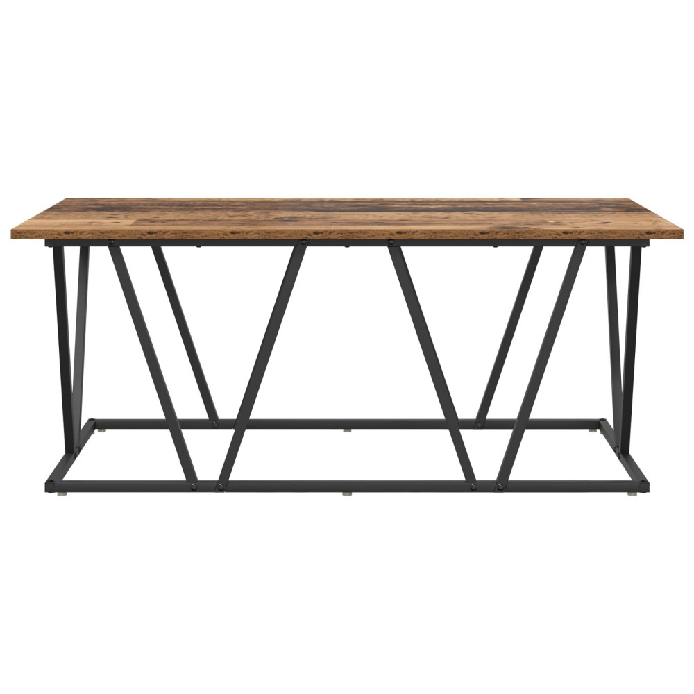 Produktbild för Kaffeebord Gammalt trä 100 x 50 x 40 cm