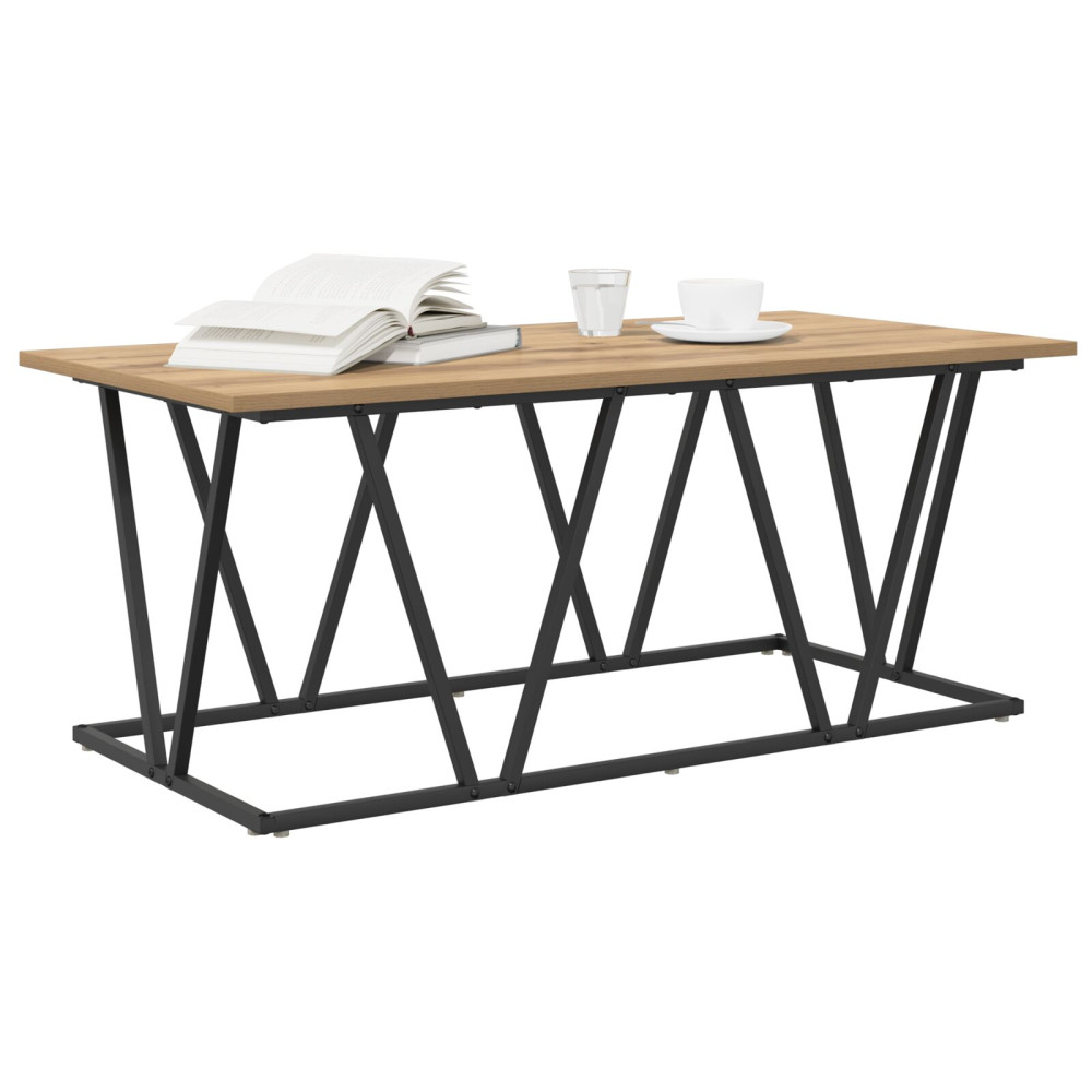 Produktbild för Kaffeebord Artisan Ek 100 x 50 x 40 cm
