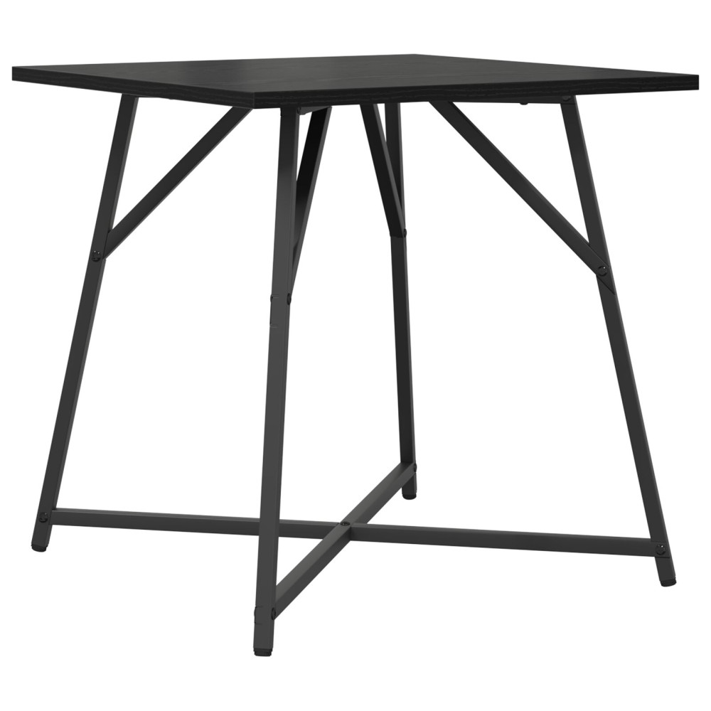 Produktbild för Sidobordsset 2 pcs Svart Ek