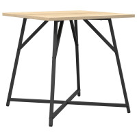 Produktbild för Sidobordsset 2 pcs Sonoma Ek och Svart