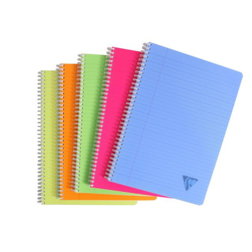 Clairefontaine Anteckningsblock LINICOLOR A4 linj sort