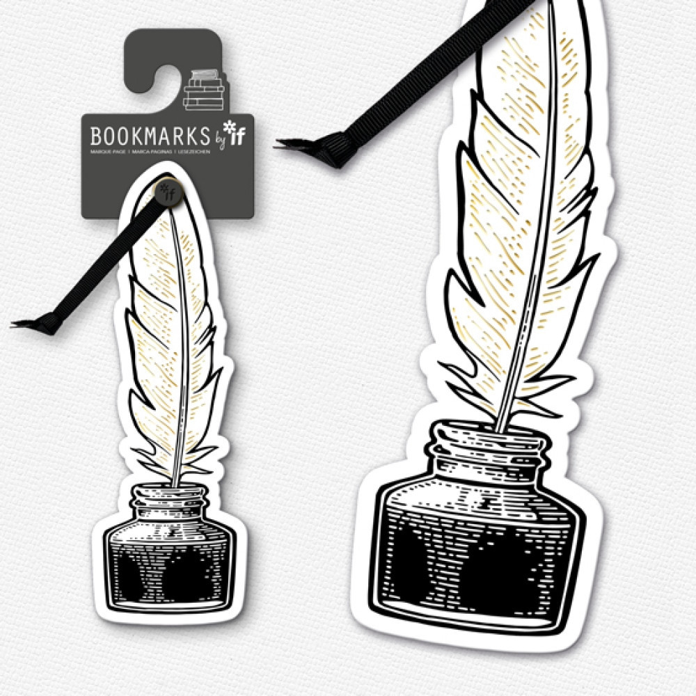 Produktbild för Academia Bookmarks - Quill & Ink