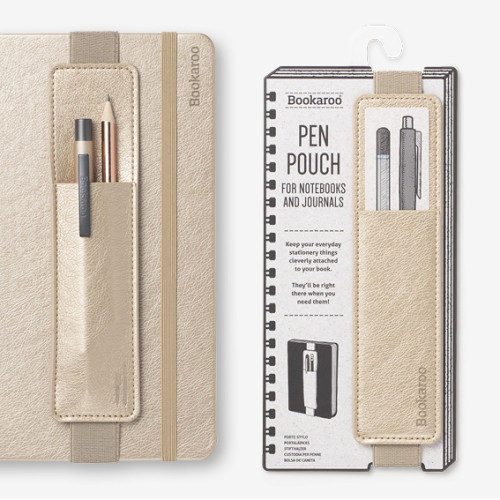 If plc Bookaroo Pen Pouch - Gold