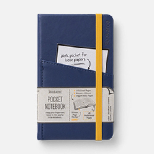 If plc Bookaroo POCKET Notebook (A6) JOURNAL - NAVY