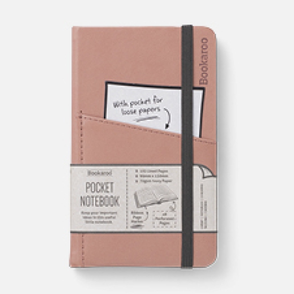 Produktbild för Bookaroo POCKET Notebook (A6) JOURNAL - BLUSH