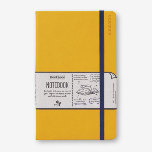 If plc Bookaroo Notebook (A5) Journal - Yellow