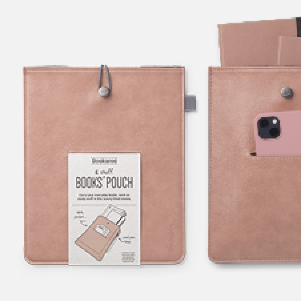 Produktbild för Bookaroo Books & Stuff Pouch - Blush
