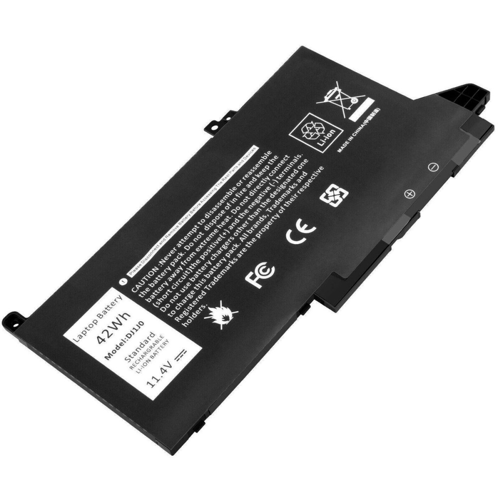Produktbild för Dell Batteri, 42WHR, 3 Cell, Lithium Ion