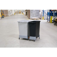 Produktbild för Vagn DURABIN grå 60L