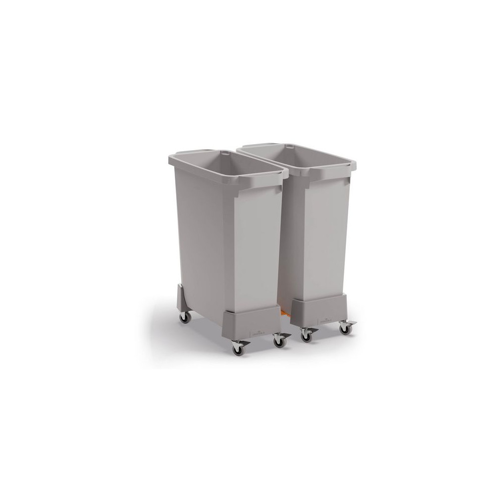 Produktbild för Vagn DURABIN grå 60L