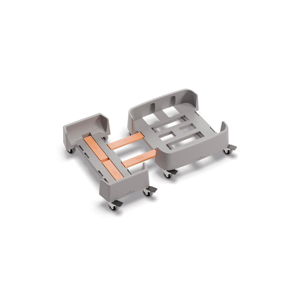 Produktbild för Vagn DURABIN grå 60L