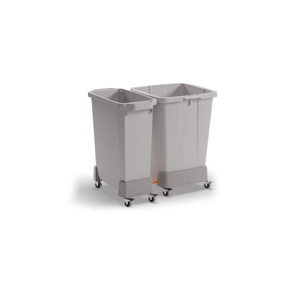 Produktbild för Vagn DURABIN grå 60L