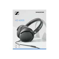 Produktbild för Sennheiser HD 400S - hörlurar med mikrofon - 3,5 mm kontakt