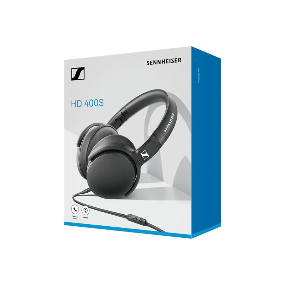 Produktbild för Sennheiser HD 400S - hörlurar med mikrofon - 3,5 mm kontakt
