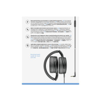 Produktbild för Sennheiser HD 400S - hörlurar med mikrofon - 3,5 mm kontakt