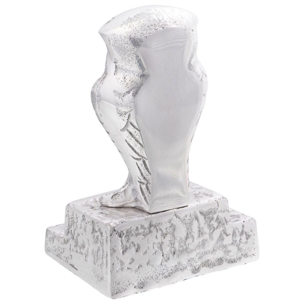 Produktbild för Bokstöd 2 pcs Silver 12 x 9 x 19 cm Aluminium