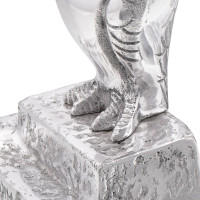 Produktbild för Bokstöd 2 pcs Silver 12 x 9 x 19 cm Aluminium