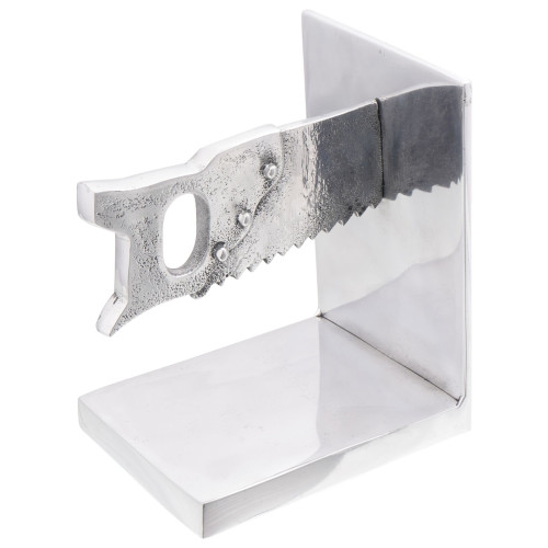 vidaXL Bokstöd 2 pcs Silver 11 x 14 x 17,5 cm Aluminium